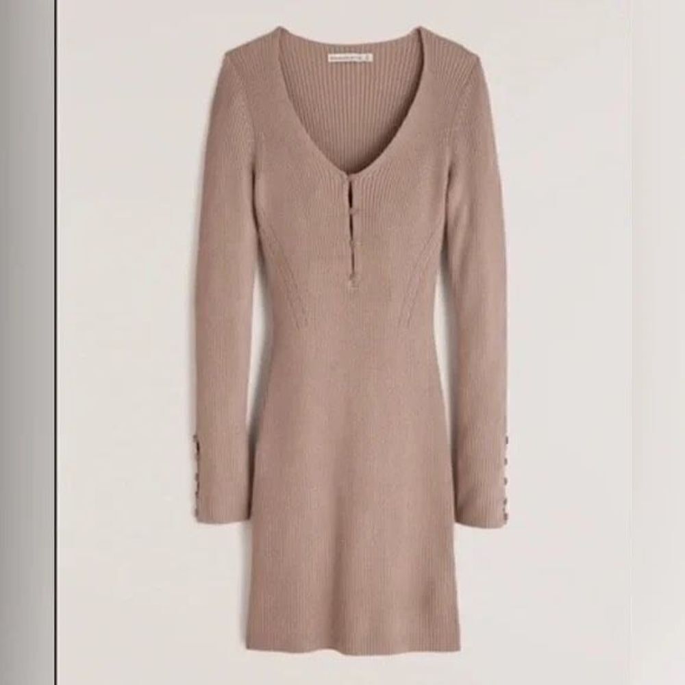 ✨Abercrombie Henley Sweater Dress✨